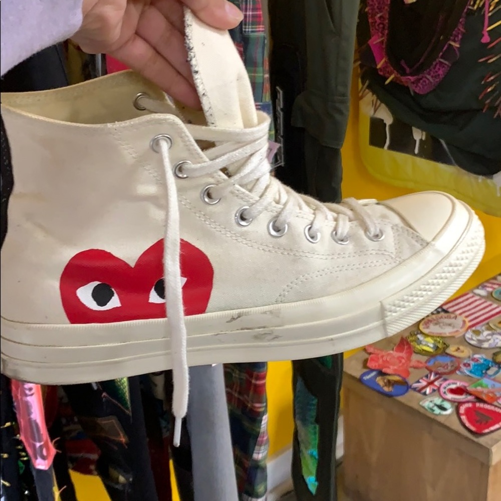 CDG Converse collab shoes